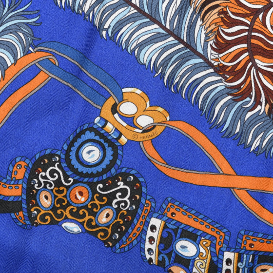 HERMES SOUS LE GIDE DE MARS 大判ストール 140 HERMES SOUS LE GIDE DE MARS 大判ストール 140（Hermes Women