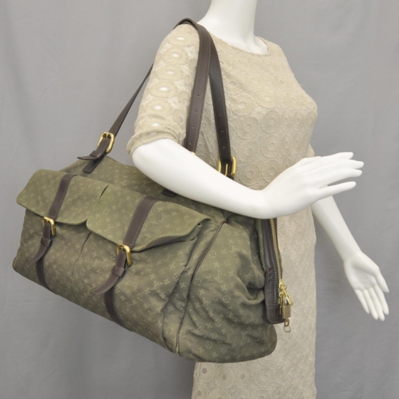 LOUIS VUITTON Mini Lin Monogram Louise Bag Kaki 29787