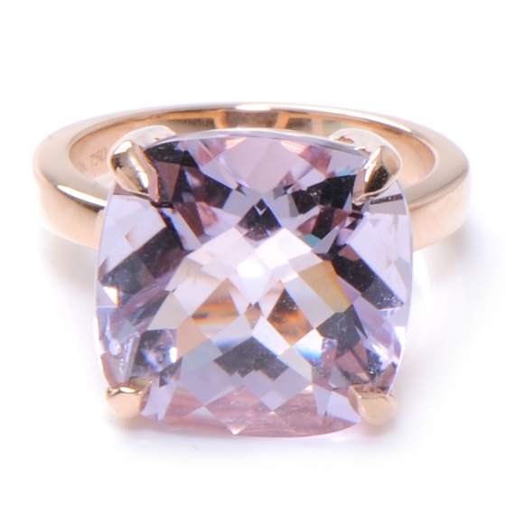 Tiffany ティファニー TIFFANY 18K Rose Gold Amethyst Sparklers Cocktail Ring 52 6