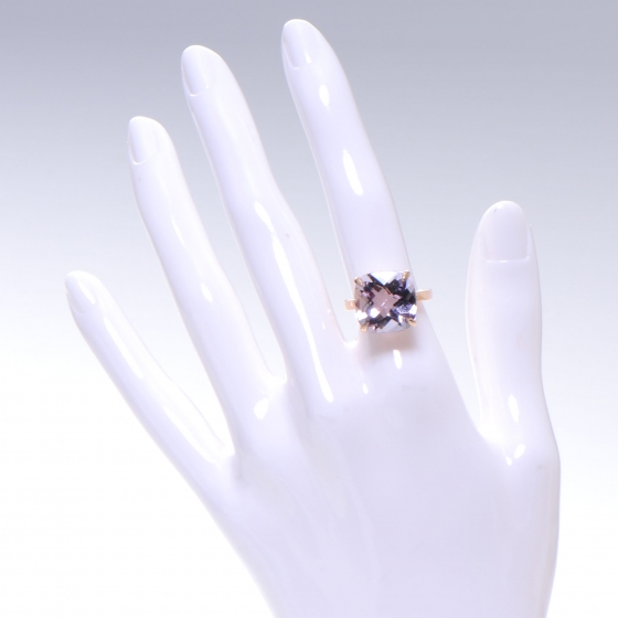 Tiffany ティファニー TIFFANY 18K Rose Gold Amethyst Sparklers Cocktail Ring 52 6