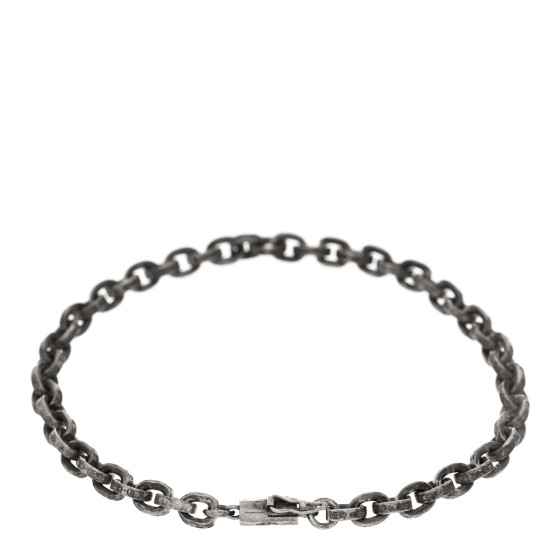 CHROME HEARTS Sterling Silver Paper Chain Bracelet 1606037