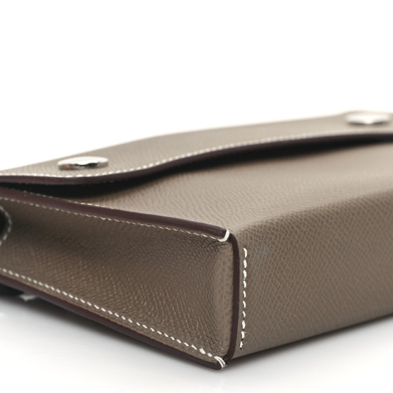 【カラバリ有！】HERMES Hermesnap wallet／Etoupe カラバリ有！】HERMES Hermesnap wallet／Etoupe (HERMES