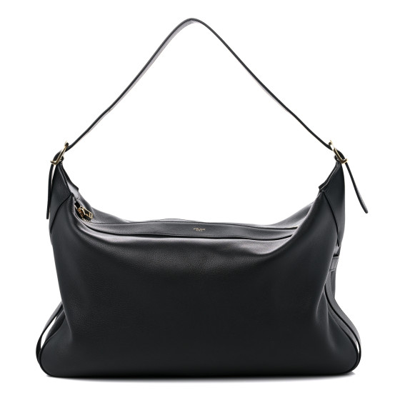 都会的◇Large Romy バッグ◇CELINE CELINE Supple Calfskin Large Romy Shoulder Bag Black 1401809