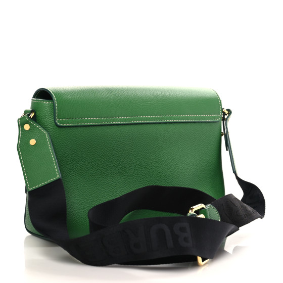 BURBERRY Grainy Calfskin Vintage Check Note Crossbody Bag