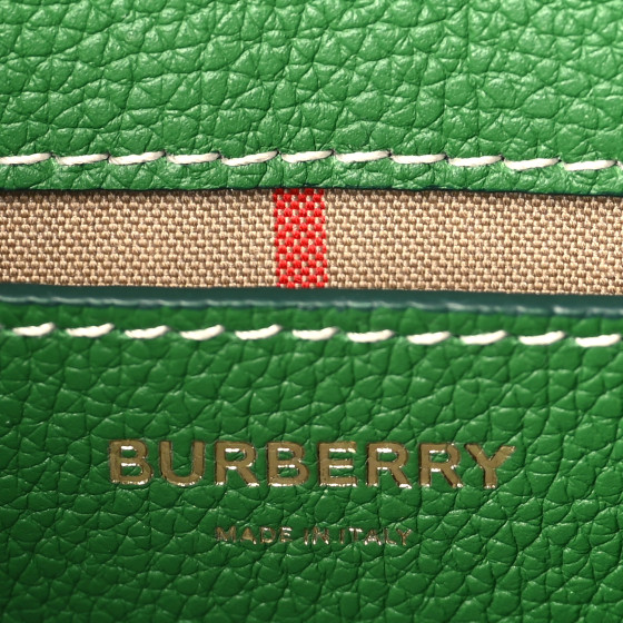 BURBERRY Grainy Calfskin Vintage Check Note Crossbody Bag