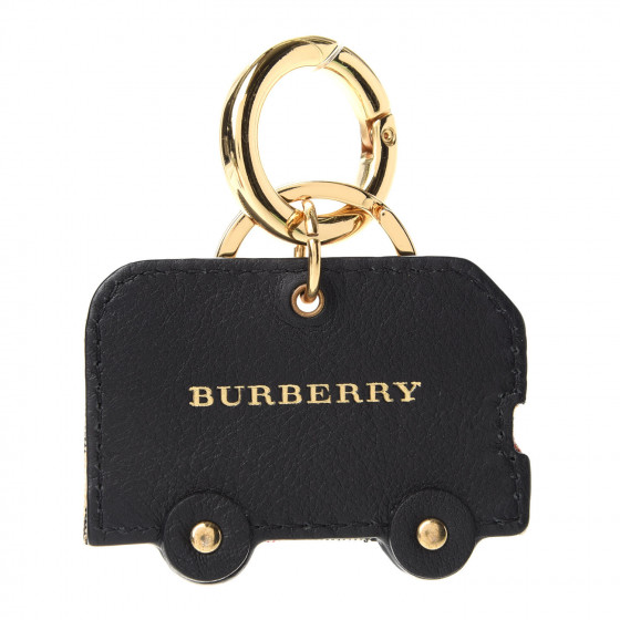 BURBERRY Horseferry Check London Bus Charm 707029 | FASHIONPHILE