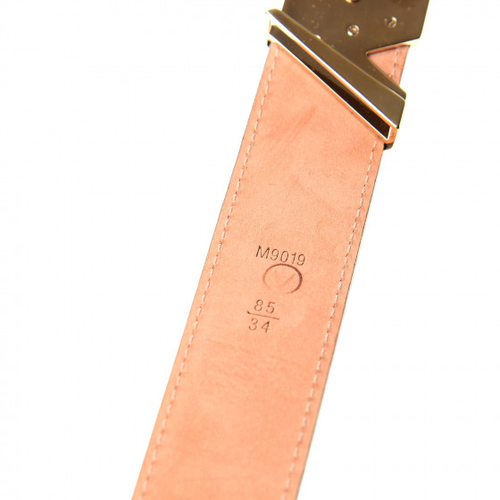 LOUIS VUITTON Monogram Essential V Belt 85 34 707367