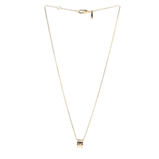 C♡ GUCCI 18K Yellow Gold Icon Twirl Necklace 690754 | FASHIONPHILE