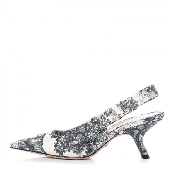 パンプス DIOR SWEET-D SLINGBACK PUMP CHRISTIAN DIOR Toile De Jouy Sweet D Slingback Pumps 36 Off