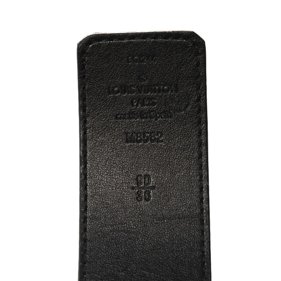 LOUIS VUITTON Calfskin Monogram 40mm LV Stitch Reversible