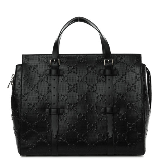 【GUCCI 】Tennis 20 GG Embossed Two-Tone Messenger Bag Authentic GUCCI Calfskin GG Tennis Embossed Square Messenger