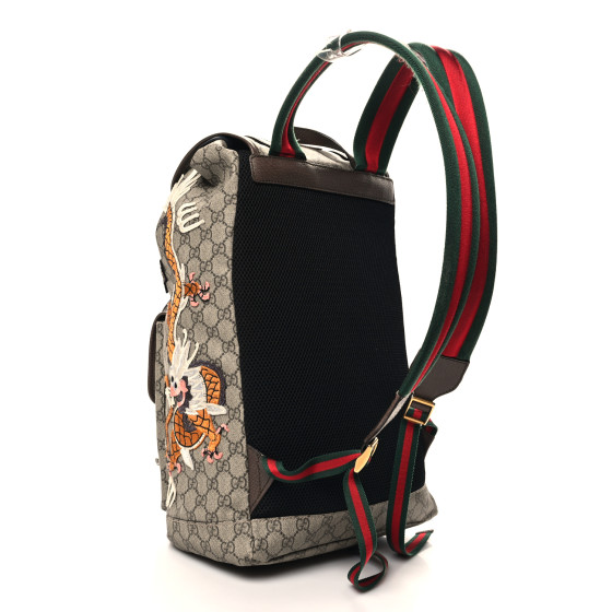 GUCCI Soft GG Supreme Monogram Courrier Web Double Buckle