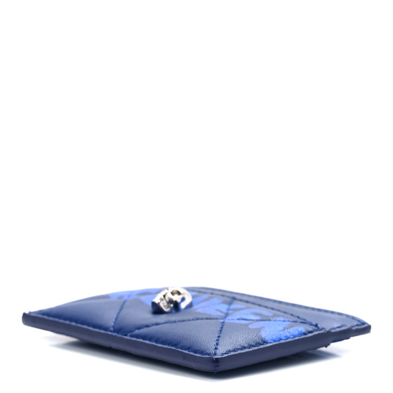 ★alexander mcqueen★  Coin Card Holder Dark Blue Ivory MUSINSA | ALEXANDER McQUEEN Home Coin Card Holder - Dark