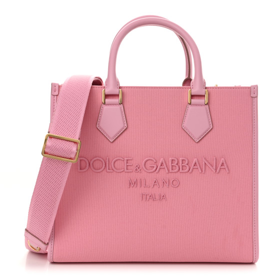 【関税＆送料込み】Dolce & Gabbana Pink Leather Tote Bag Wi Women's tote bags: leather, lace, denim | Dolce&Gabbana®