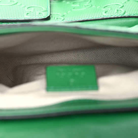 GUCCI Calfskin GG Tennis Embossed 2 Detachable Pouch Belt