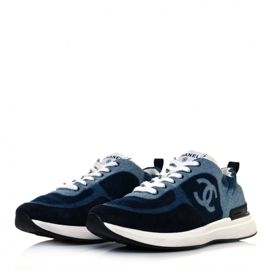 その他 del_sol CHANEL Denim Cap Toe CC Slingback Pumps 37 Blue 1379893