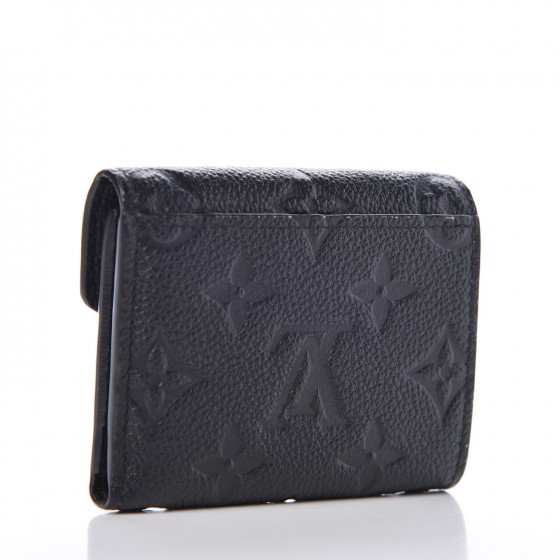 LOUIS VUITTON Empreinte Zoe Wallet Black 304065 | FASHIONPHILE