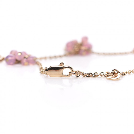 アクセサリー dior heartbracelet gld/pink stra05/pink Dior Beauty Charm Bracelet Pink Silver Member Welcome Gift