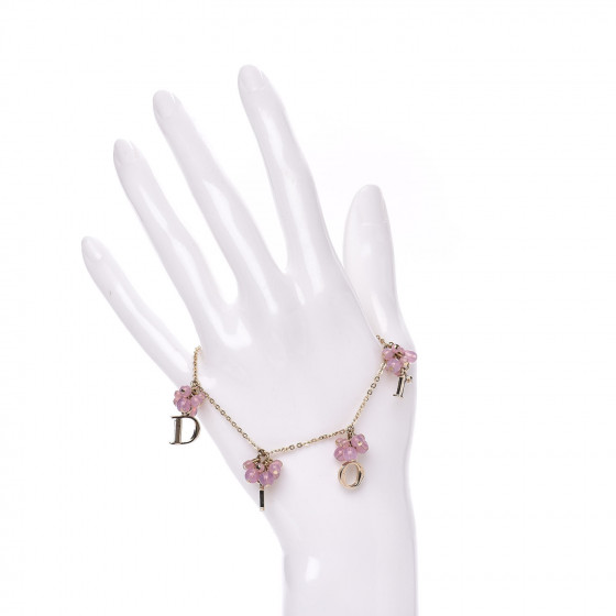 アクセサリー dior heartbracelet gld/pink stra05/pink Dior Medium Toile De Jouy Embroidered Lady D-Lite - Luxe Bag