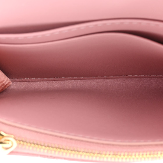 CHRISTIAN DIOR Lambskin Cannage Miss Dior Glycine Wallet