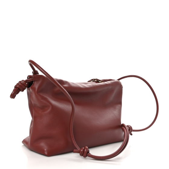 【関税&送料込】Loewe Chocolate Nappa Leather Medium Flamenc Borsa Flamenco Purse grande in morbida nappa di agnello