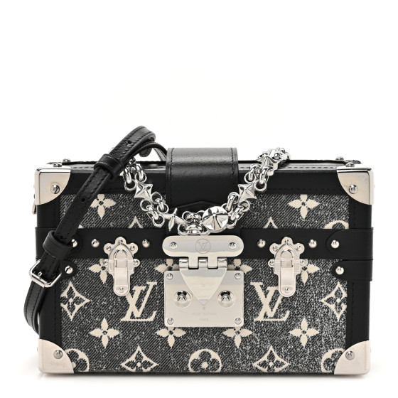 LOUIS VUITTON Monogram Jacquard Denim Petite Malle 1622762