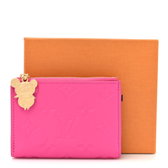 LOUIS VUITTON X TM Empreinte Monogram Lisa Wallet Kawaii