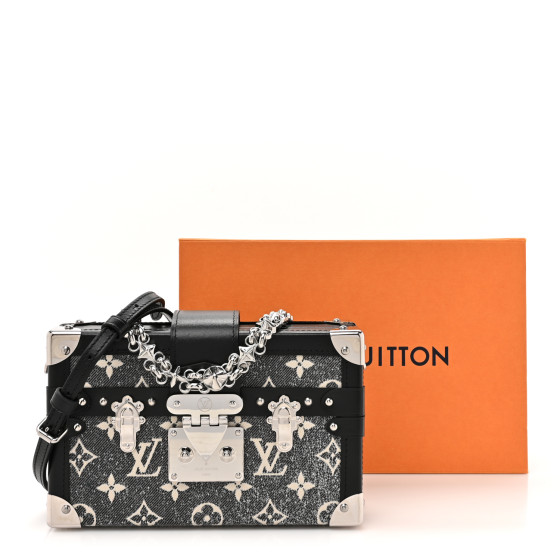 LOUIS VUITTON Monogram Jacquard Denim Petite Malle 1622762
