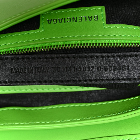 ショルダーバッグ・ポシェット BALENCIAGA Shoulder Bags Women Leather Green/Acid Green BALENCIAGA Smooth Calfskin Small Lindsay Shoulder Bag Acid