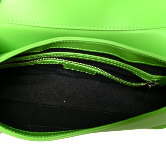 ショルダーバッグ・ポシェット BALENCIAGA Shoulder Bags Women Leather Green/Acid Green BALENCIAGA Smooth Calfskin Small Lindsay Shoulder Bag Acid