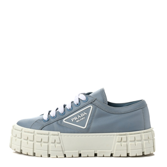 PRADA Re-Nylon Gabardine Triangle Logo Double Wheel 50mm