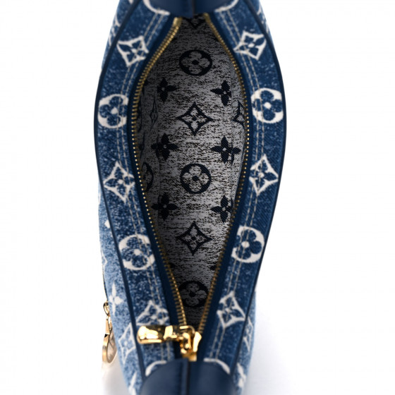 LOUIS VUITTON Monogram Jacquard Denim Loop Bleu 990632