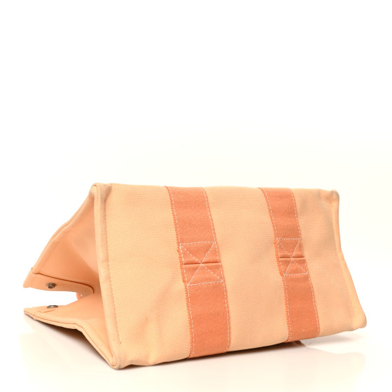 HERMES Canvas Bora Bora Tote PM Orange 1130069 | FASHIONPHILE