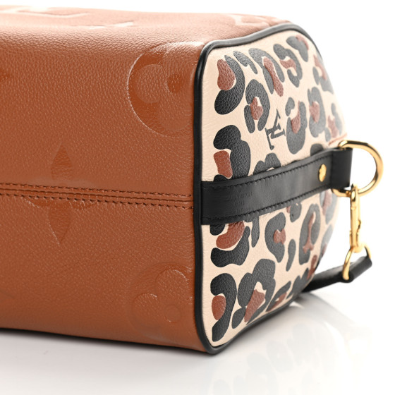 LOUIS VUITTON Empreinte Monogram Giant Wild At Heart Speedy