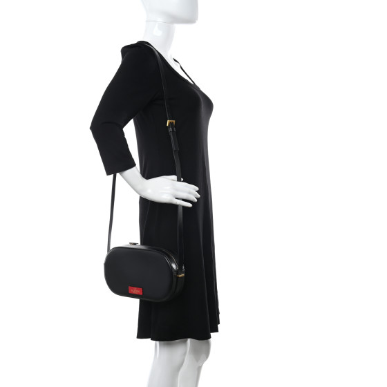 VALENTINO GARAVANI Calfskin VLogo Walk Crossbody Black