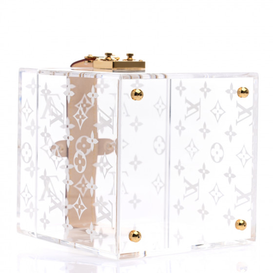 【残少! SALE】 Louis Vuitton ボックススコット クリア LOUIS VUITTON Transparent Plexiglass Box Scott 1668625