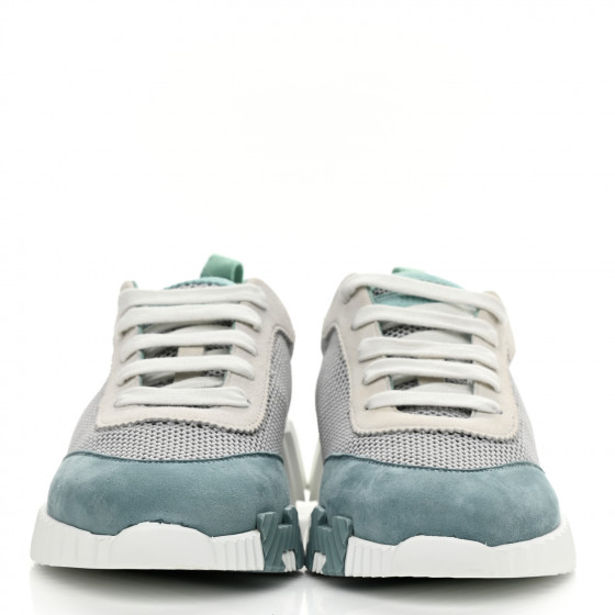 エルメス HERMES Technical Mesh Suede Goatskin Bouncing Sneakers 38.5