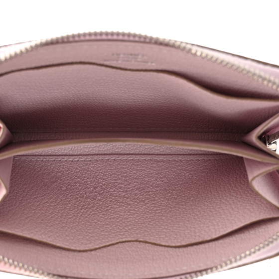 HERMES Evercolor Zipengo Chain D'Ancre Compact Cardholder