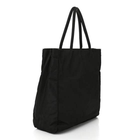 PRADA 黒ナイロントート PRADA Tessuto Nylon Tote Black 1648287 | FASHIONPHILE
