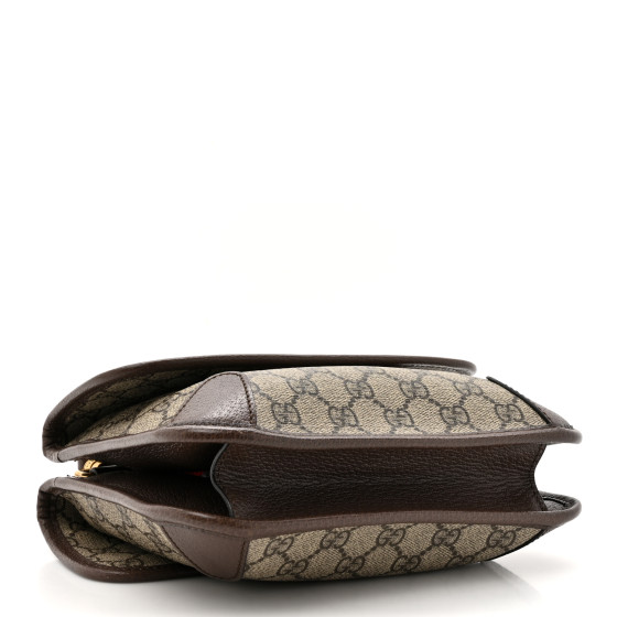 GUCCI GG Supreme Monogram Web Small Neo Vintage Double Flap