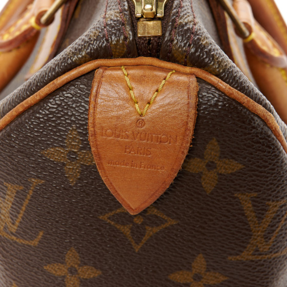 【希少】 LOUIS VUITTON LV Monogram Speedy 25 Vintage レザー LOUIS VUITTON Monogram Speedy 25 1649478 | FASHIONPHILE