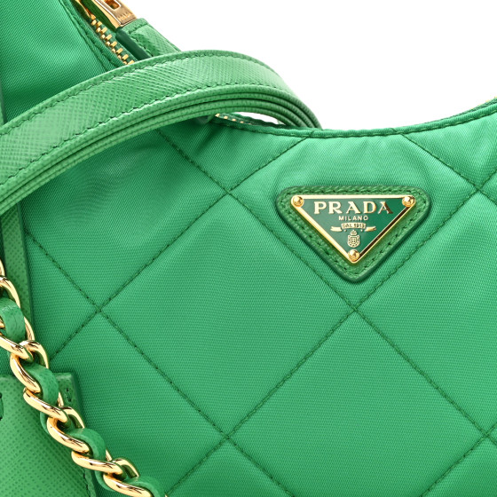 PRADA Re-Nylon Saffiano Stitched Mini Re-Edition 1995 Chaine