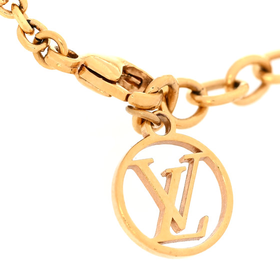 LOUIS VUITTON Metal Monogram Blooming Supple Bracelet