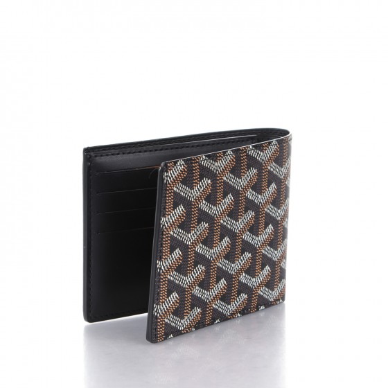 GOYARD Goyardine Bi-Fold Victoire PM Wallet Black 169114