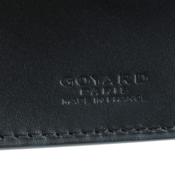 GOYARD Goyardine Bi-Fold Victoire PM Wallet Black 169114