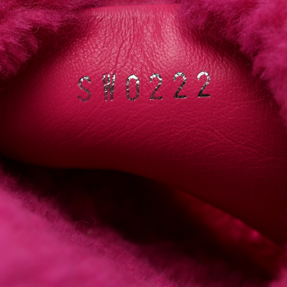 本日のタイムセール - ホットプレート / ホット LOUIS Pink Fuchsia 39 Mule Magnetic Shearling VUITTON バッグ