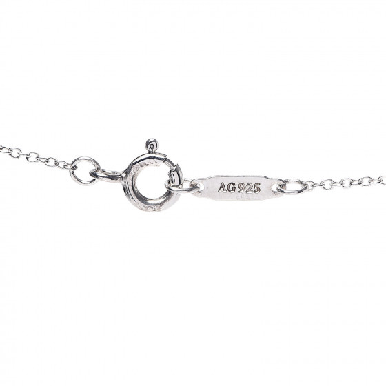 TIFFANY Sterling Silver Titanium 1837 Circle Pendant