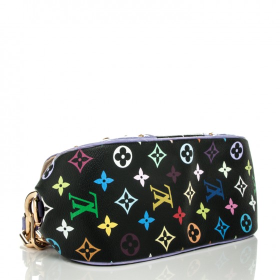 LOUIS VUITTON Monogram Multicolor Alligator Marilyn Black