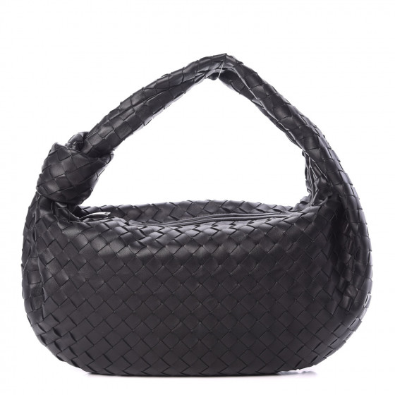 【BOTTEGA VENETA】MEDIUM JODIE BAG BOTTEGA VENETA Nappa Intrecciato Medium Jodie Black 697257