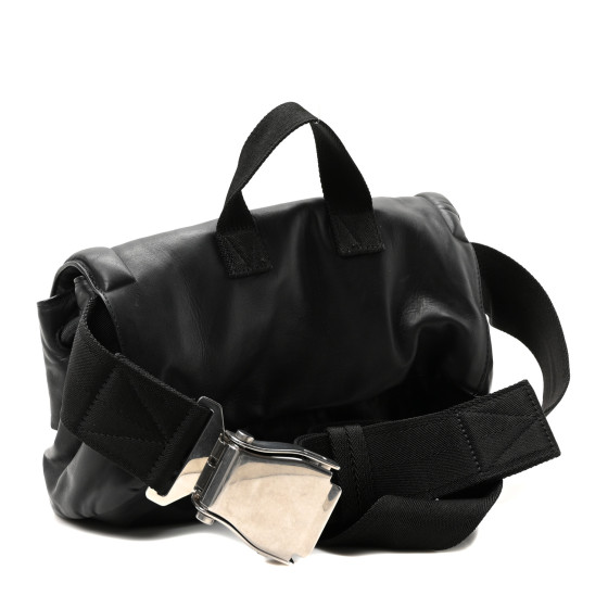 BOTTEGA VENETA Nappa Beak Belt Bag Black 1631064 | FASHIONPHILE